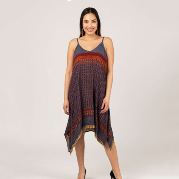 Boho Sundress - Plum, Nepal