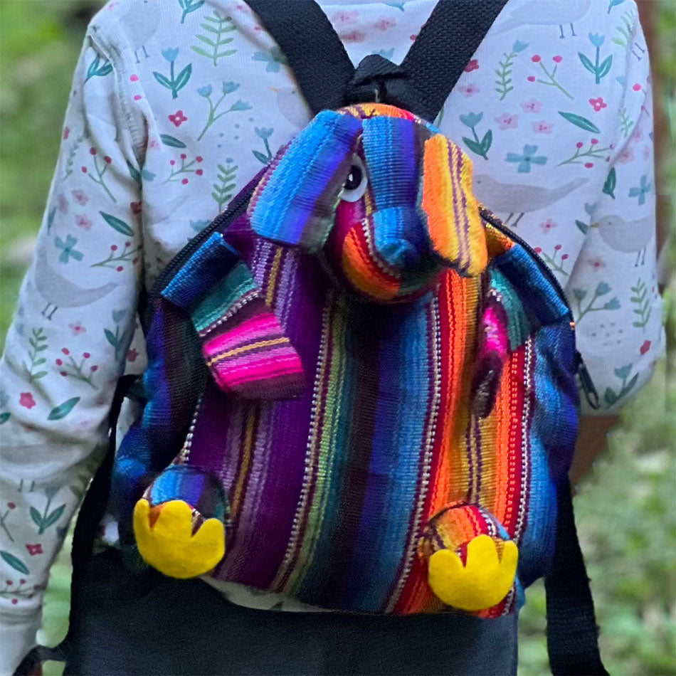 guatemalan mini backpack Toddler Backpacks - Elephant and Rabbit, Guatemala