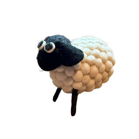 White Felted Sheep, Nepal