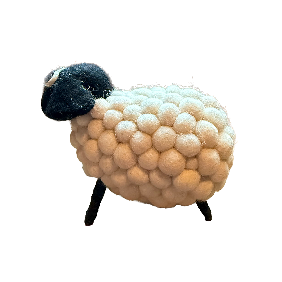 White Felted Sheep, Nepal
