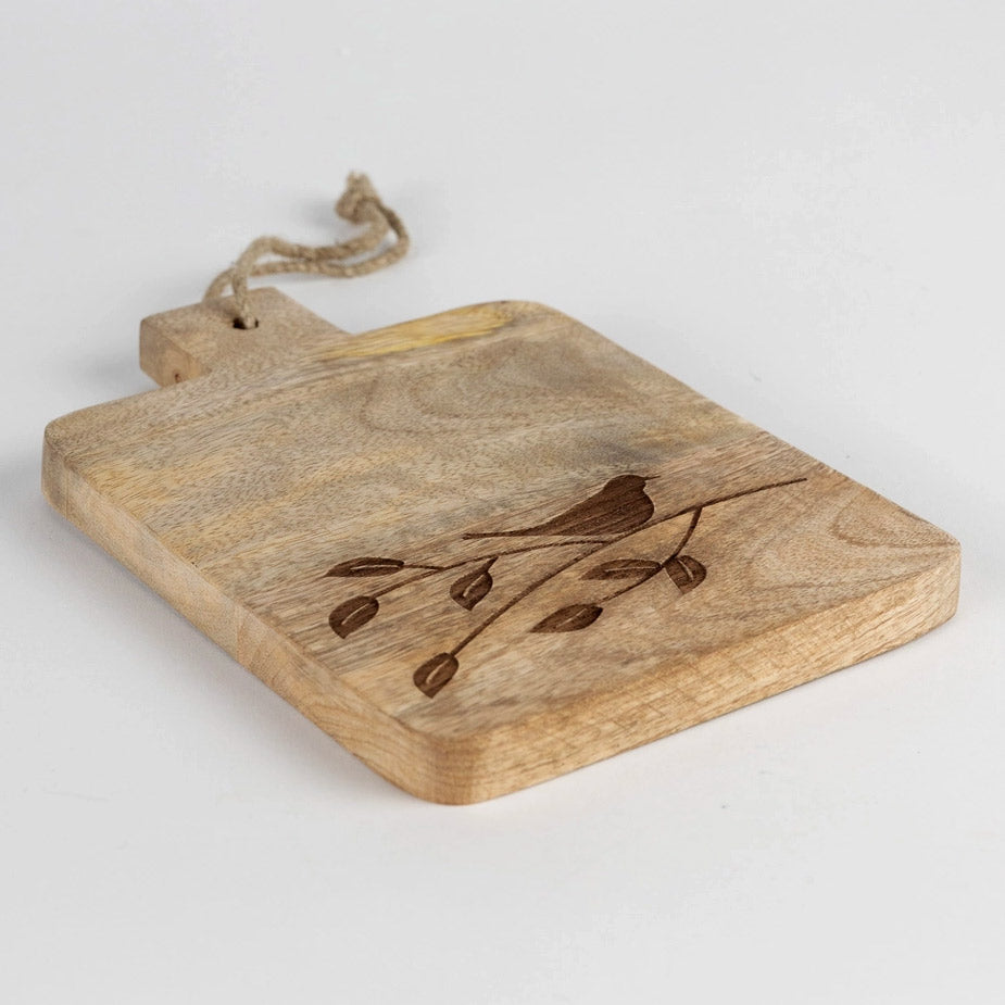 Fair trade wood serving board