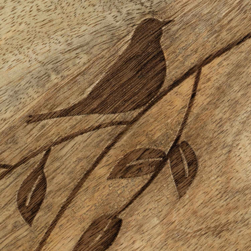 Fair trade wood serving board