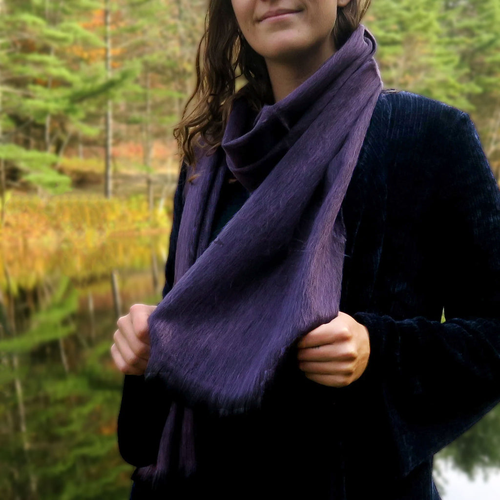 Fair trade alpaca scarf handmade