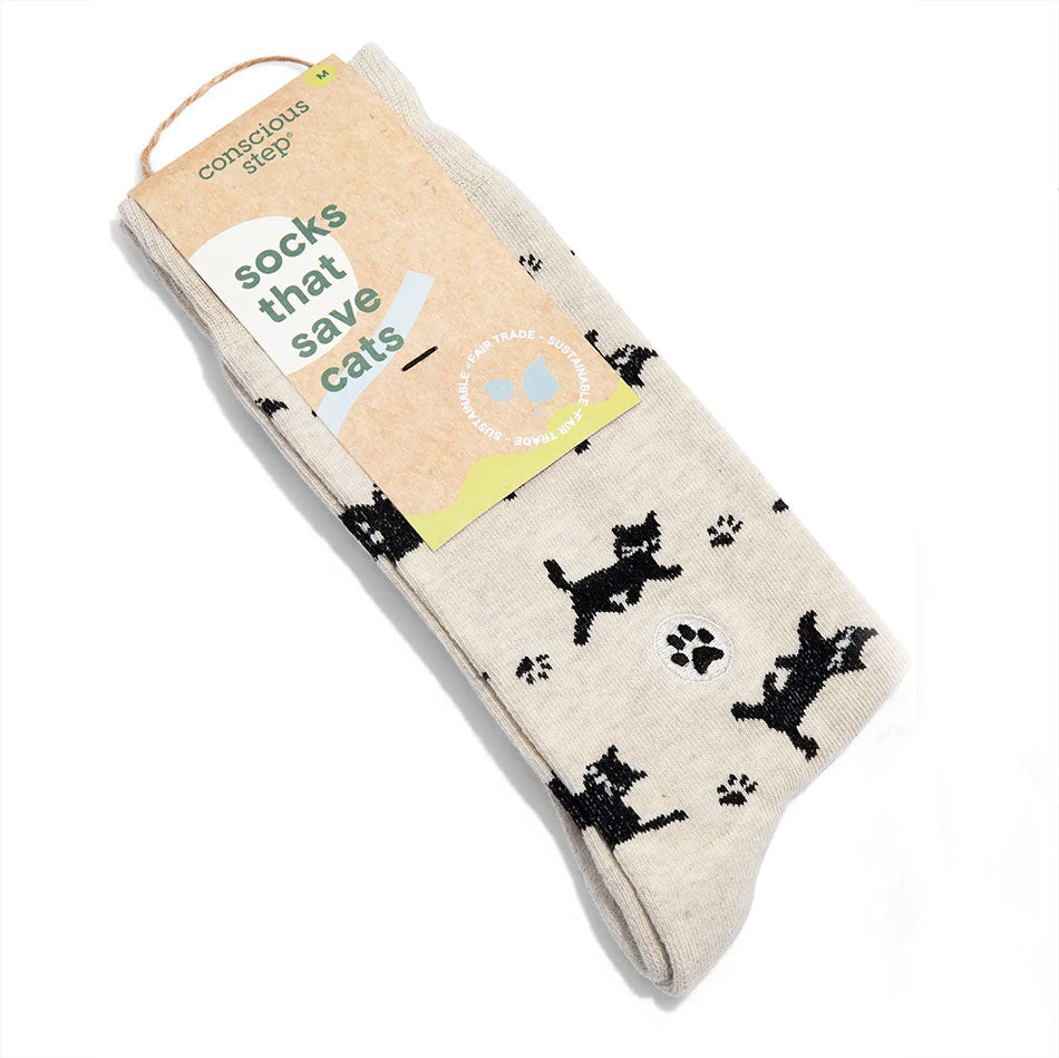 cat socks organic cotton
