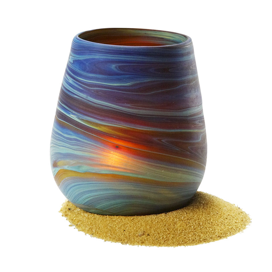 Fair trade candle holder handmade in West Bank