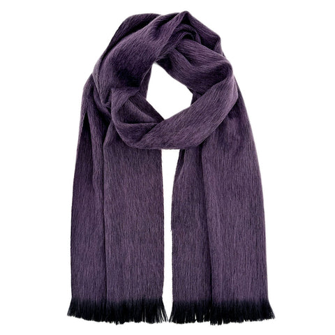 Fair trade alpaca scarf handmade by artisans in Ecuador.