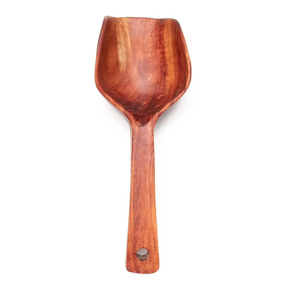 Fair trade wood coffee scoop