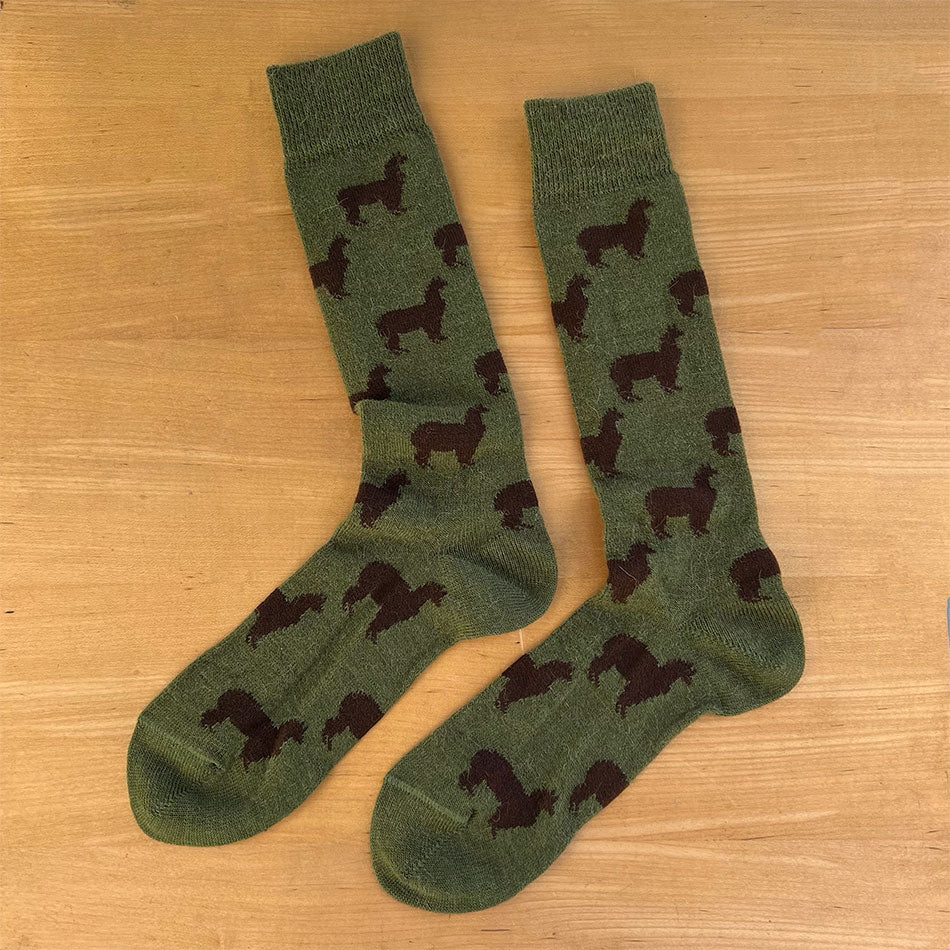 Fair trade alpaca socks