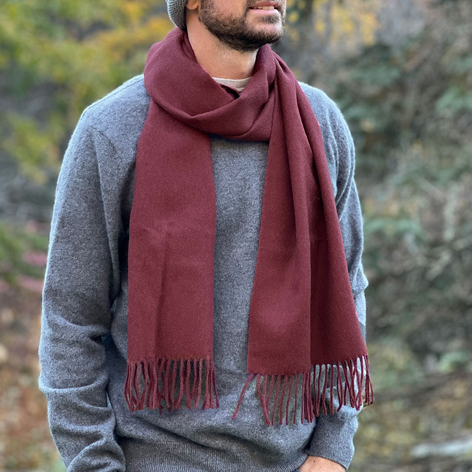 Fair trade baby alpaca scarf