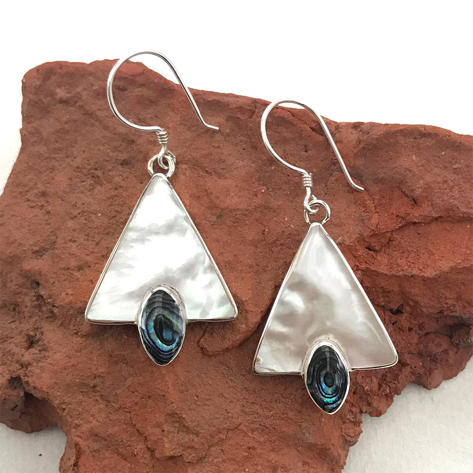 Fair trade sterling silver earrings handmade in Bali