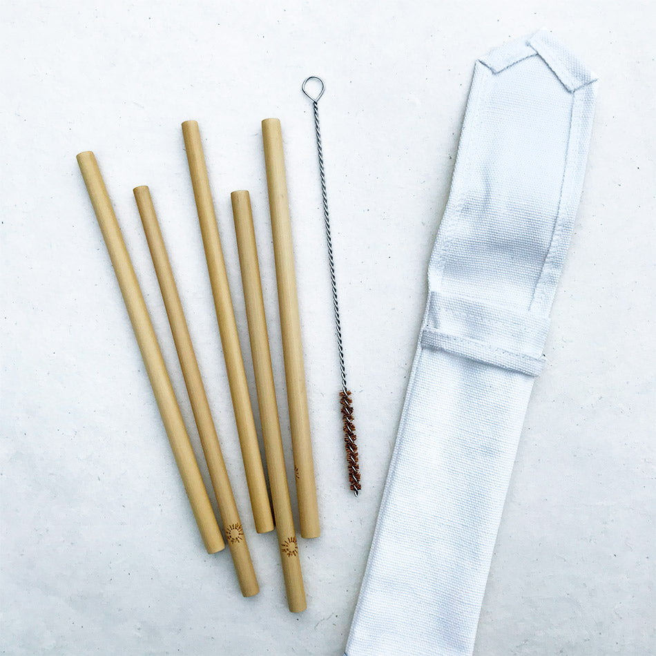 Fair trade bamboo straws handmade by women in Vietnam