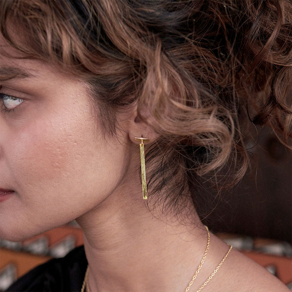 Fair trade earrings handmade by women in India