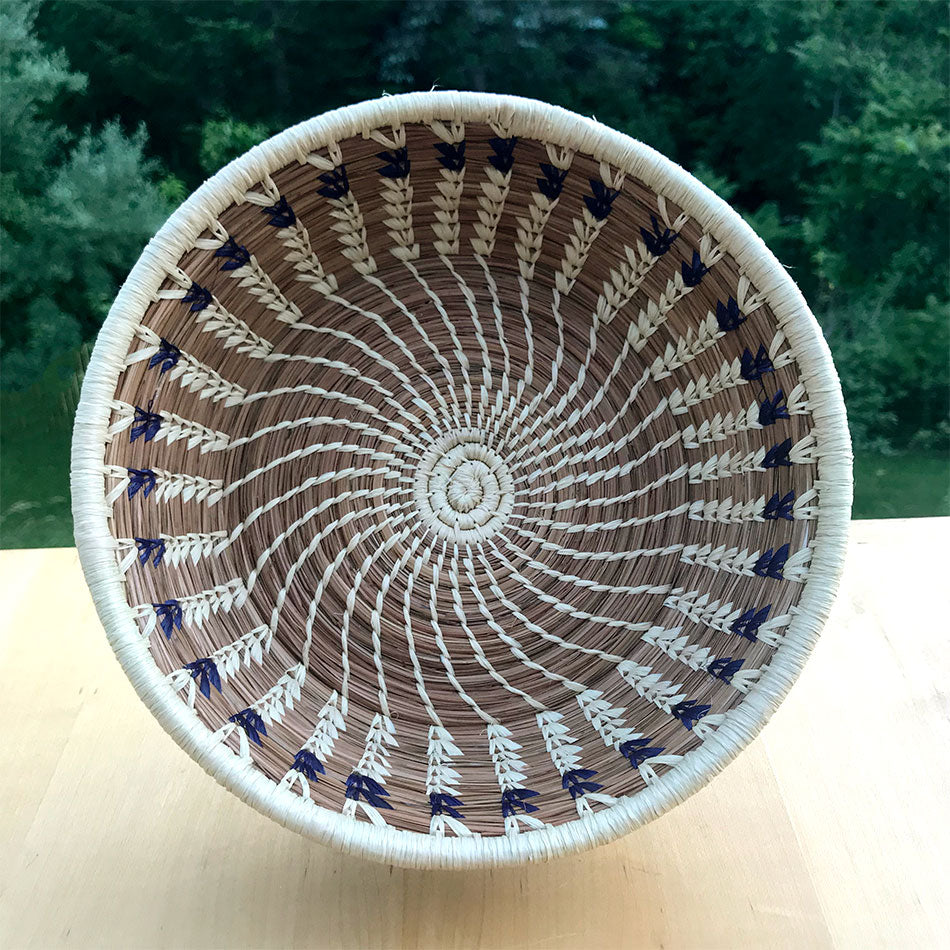 Fair trade pine needle basket