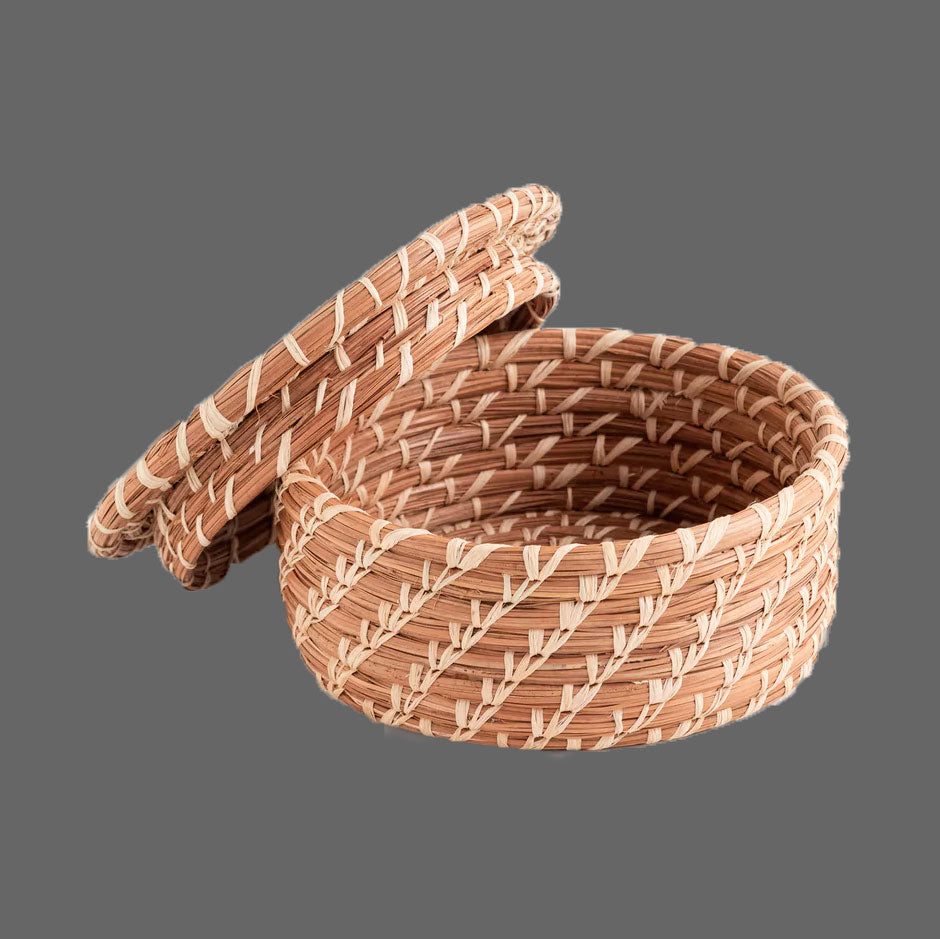 Small Lidded Basket, Guatemala