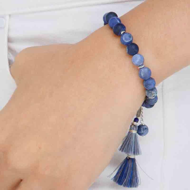 Fair trade bead bracelet handmade by women artisans in Thailand