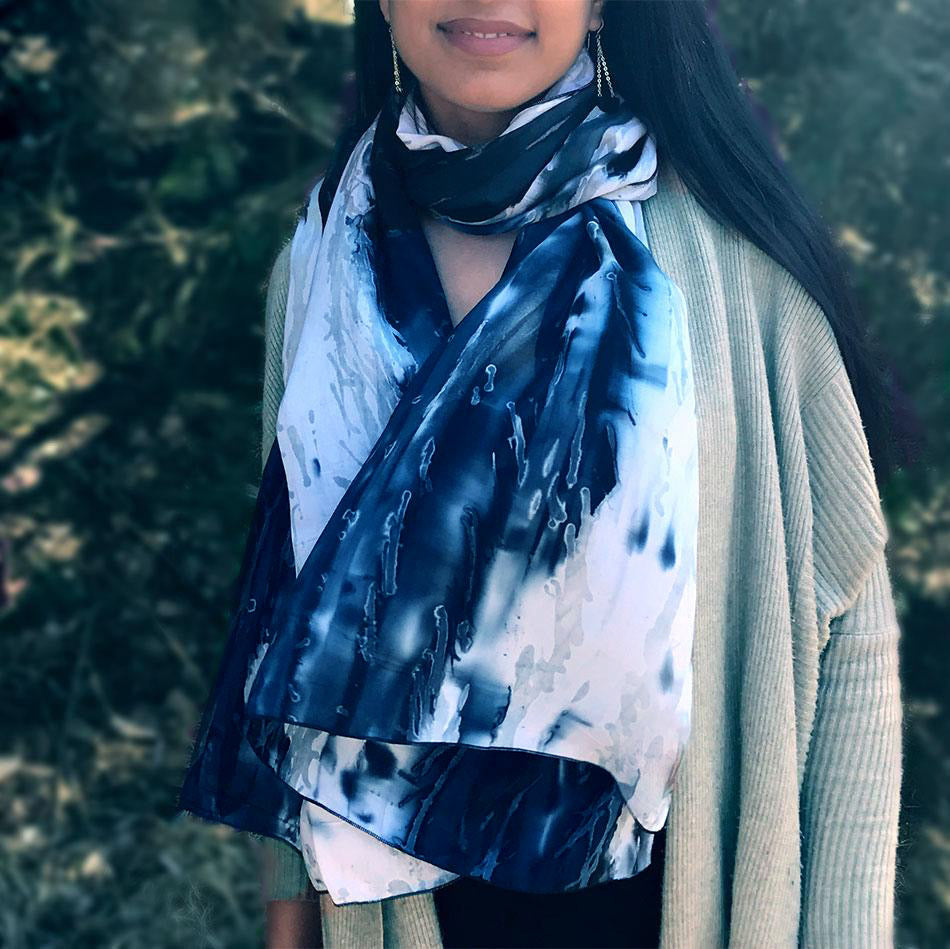Batik scarf deals