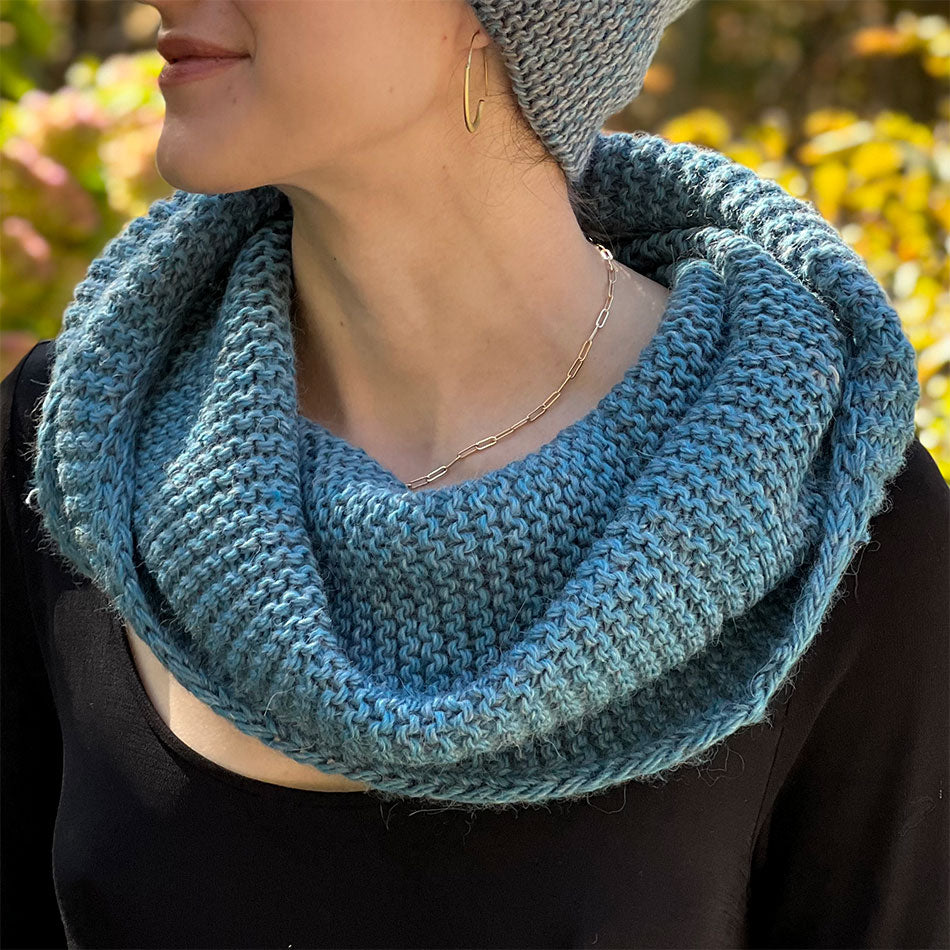 Fair trade alpaca neckwarmer handmade by artisans in Peru