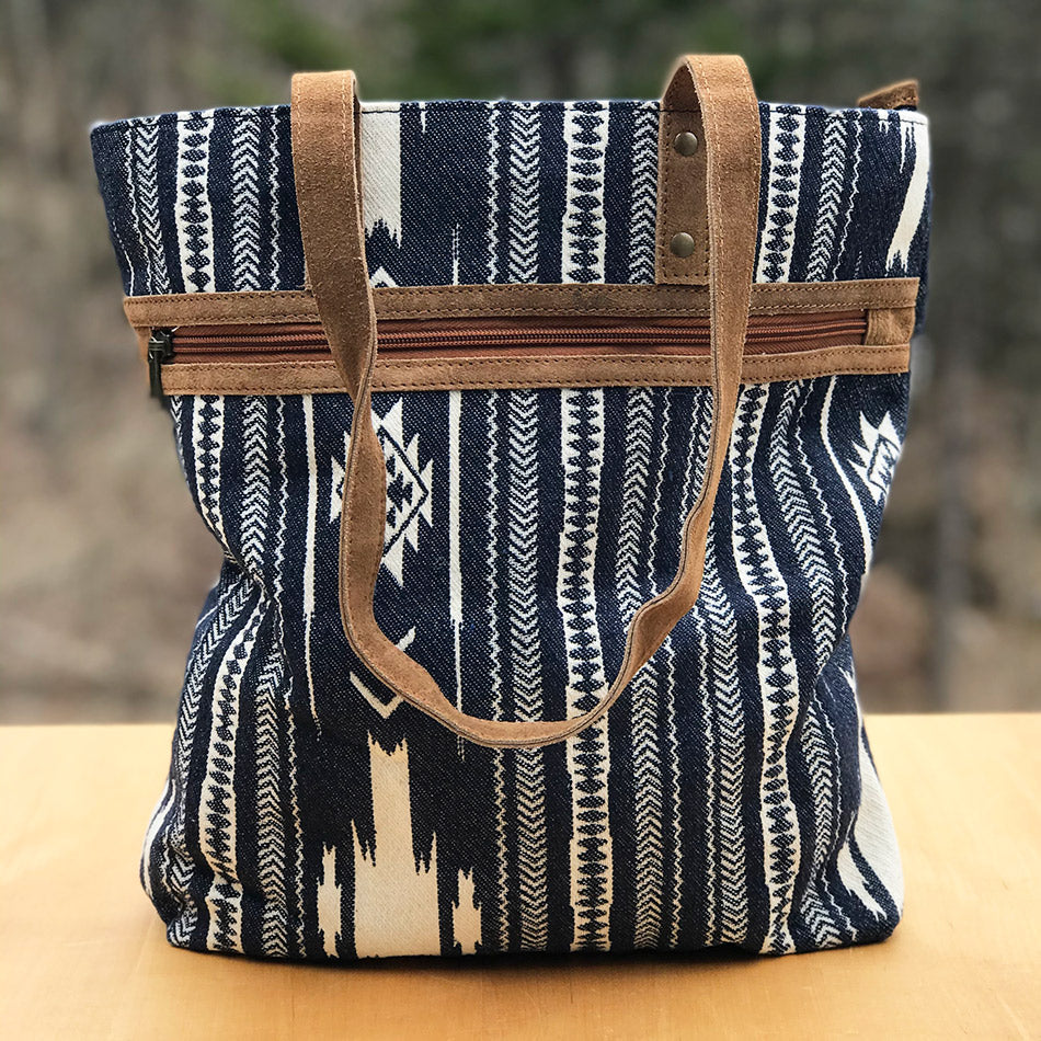 Fair trade tote bag handmade by artisans in India