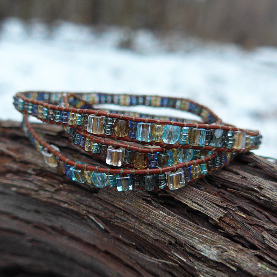 Fair trade beaded bracelet handmade by women in Guatemala