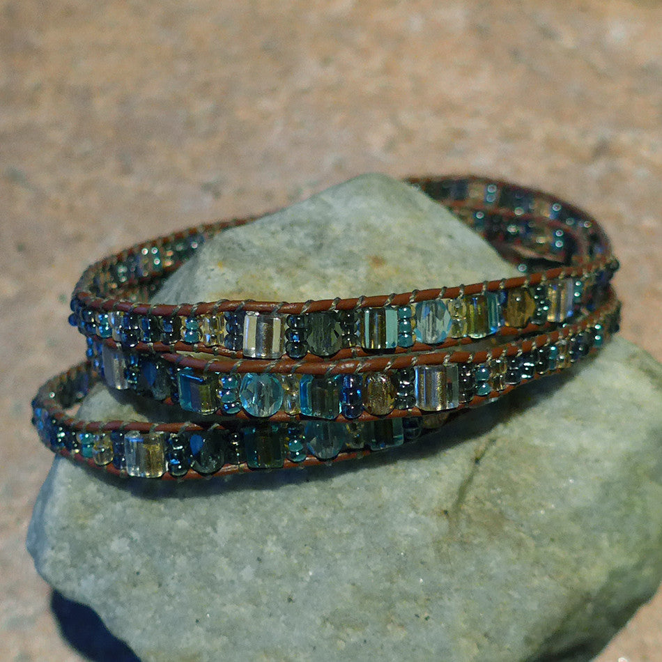 Bonita Wrap Bracelet - Amber, Guatemala