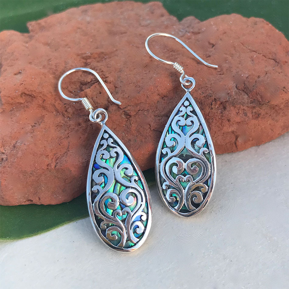 Fair trade sterling silver earrings handmade in Bali