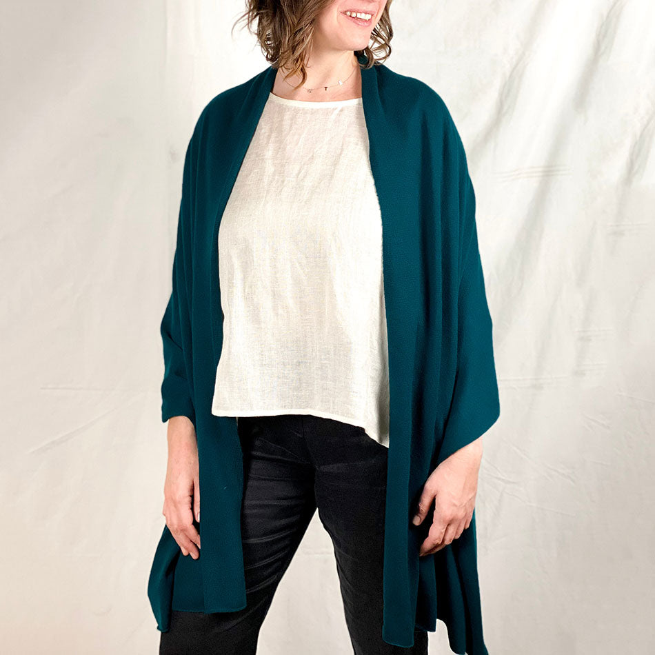 Luxurious Cashmere Wrap - Pine, Nepal