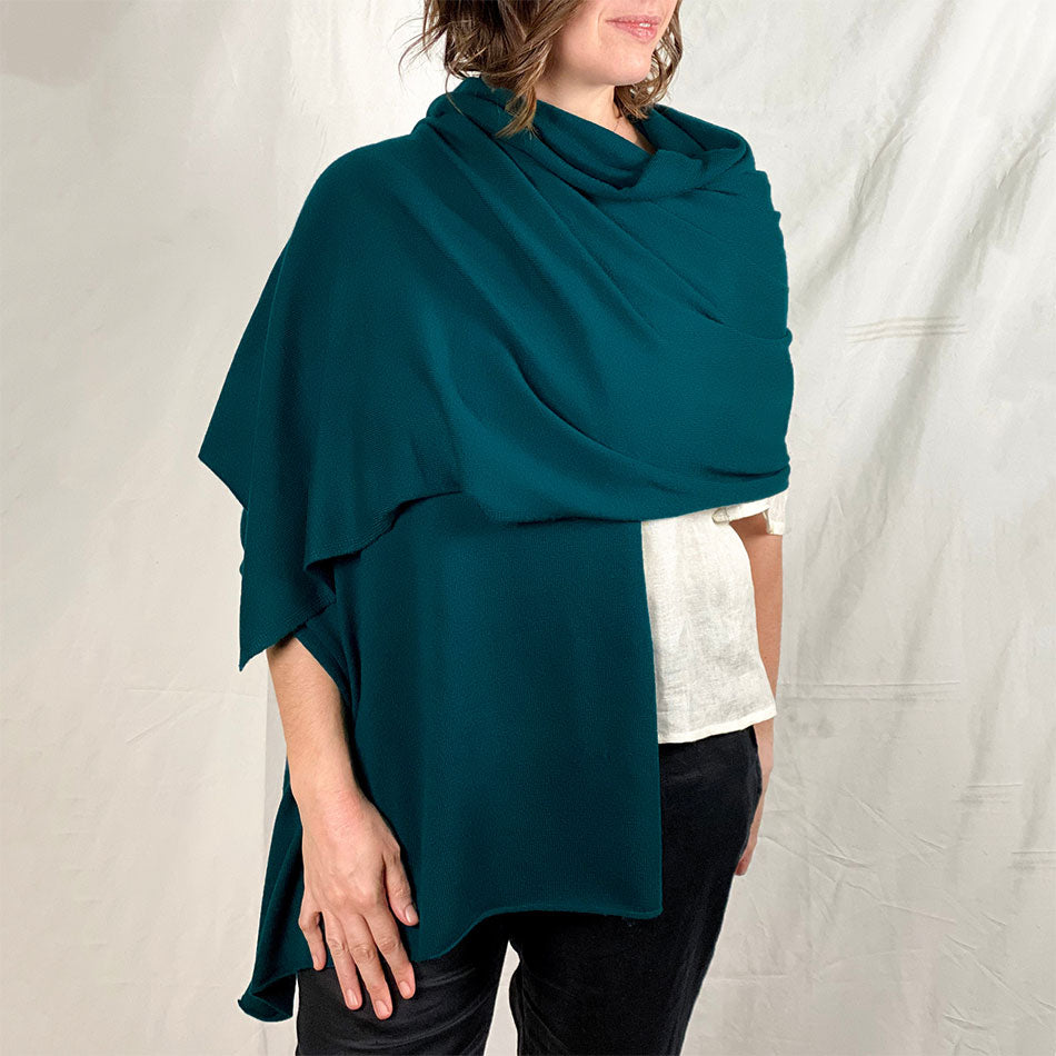 Luxurious Cashmere Wrap - Pine, Nepal