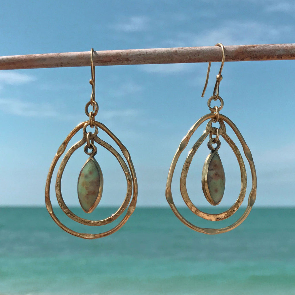 Ocean Breeze Earrings, Chile