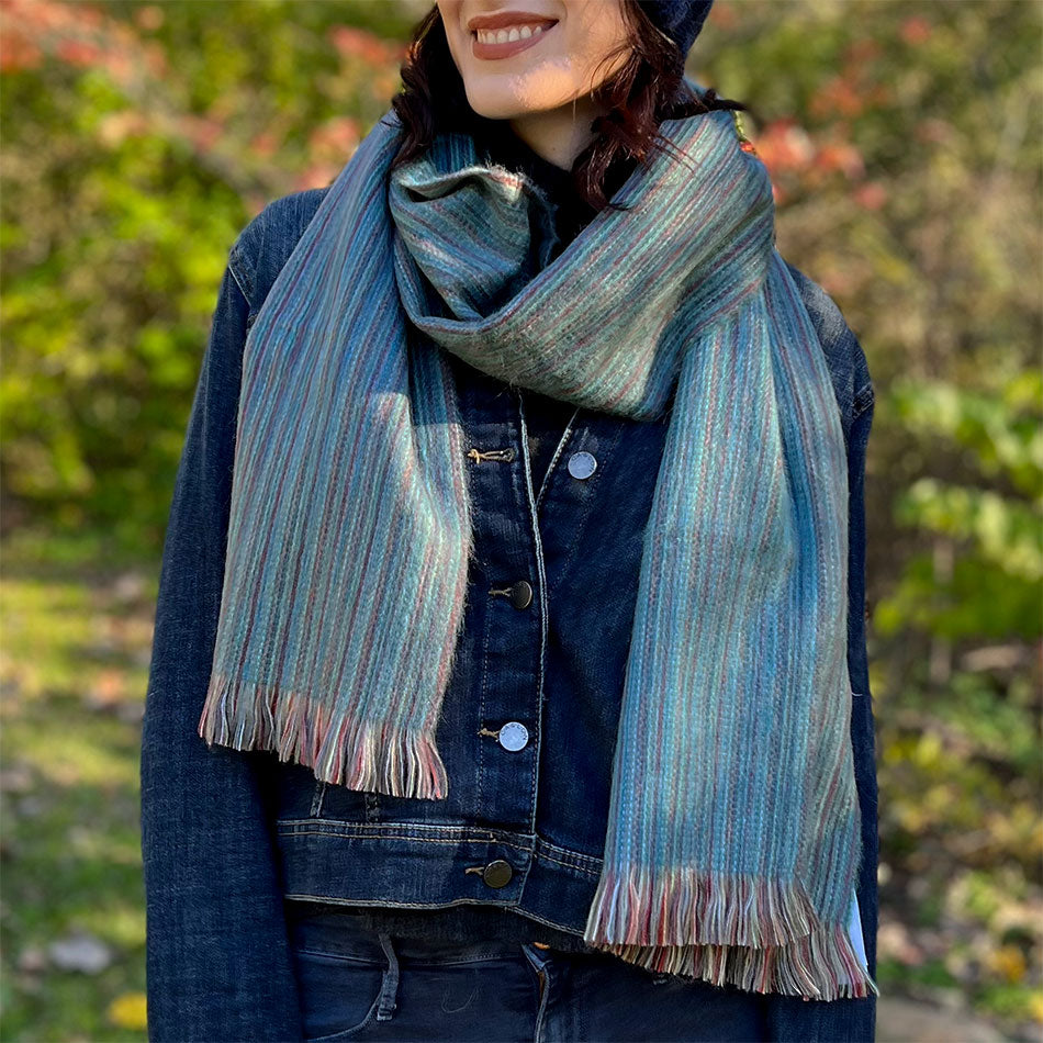 Fair trade alpaca scarf