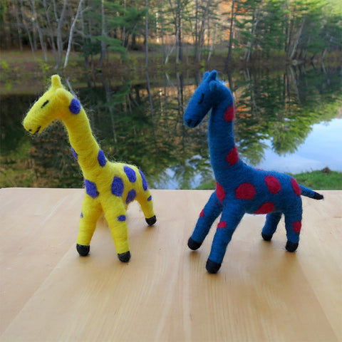 Fair trade giraffes handmade in Guatemala