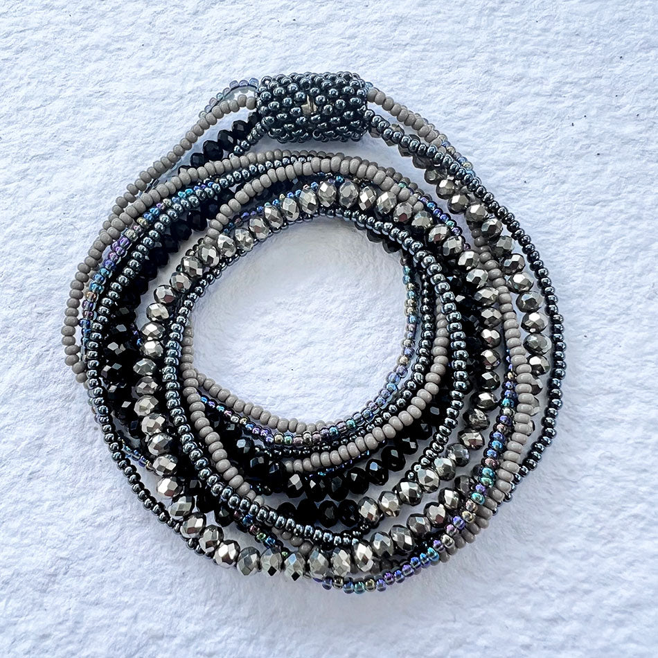 Fair trade bead bracelet handmade by artisans in Guatemala