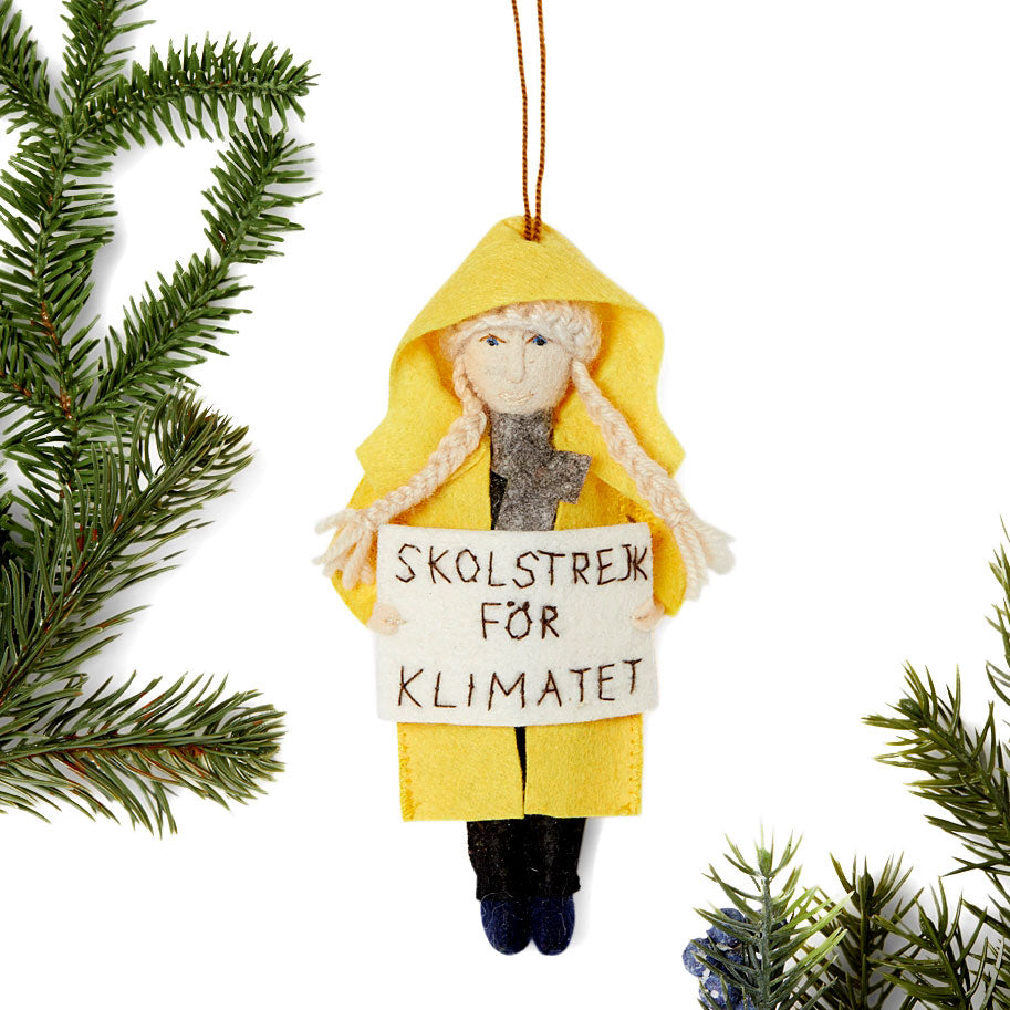 Greta Thunberg Figurine - Swedish, Kyrgyzstan