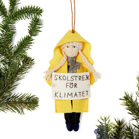 Greta Thunberg Figurine - Swedish, Kyrgyzstan