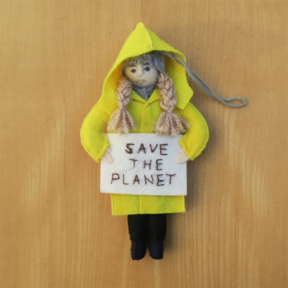 Greta Thunberg Ornament, Kyrgyzstan