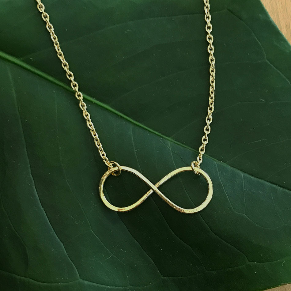 Infinity Necklace - Gold, India cr