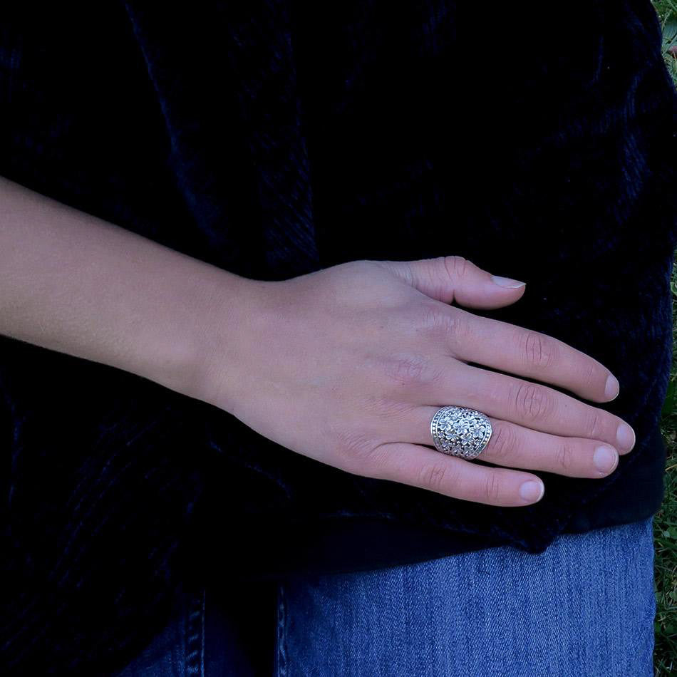 Fair trade sterling silver ring