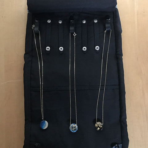 Fair trade jewelry travel case handmade in Cambodia