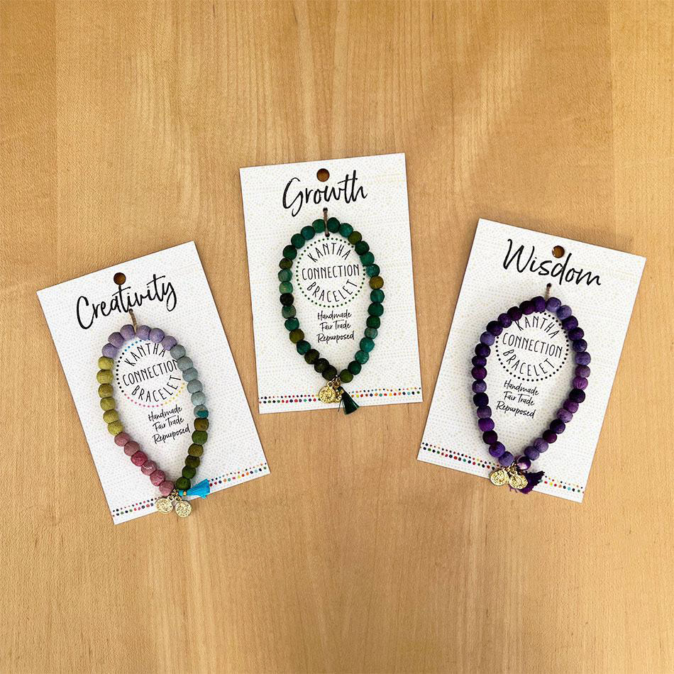 Sari Fabric  Inspirational Bracelets, India