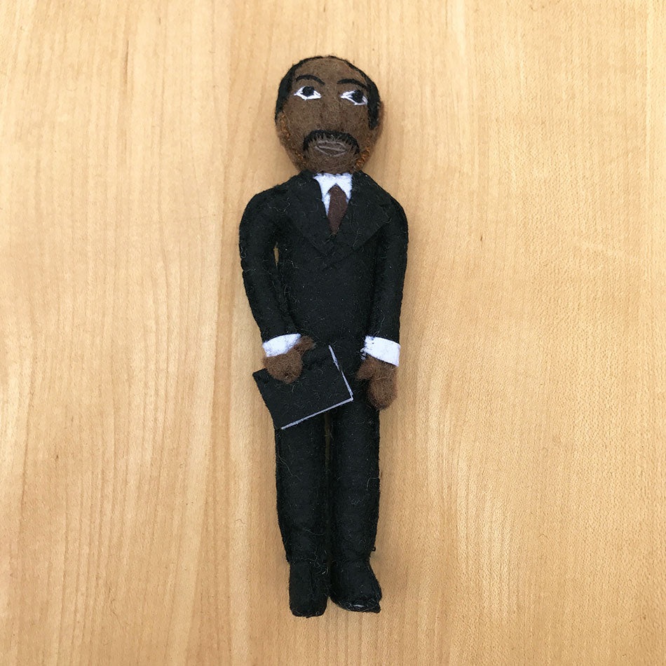 Martin Luther King Jr ornament handmade by women artisans.