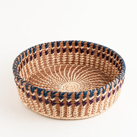 Fair trade gift pine needle basket