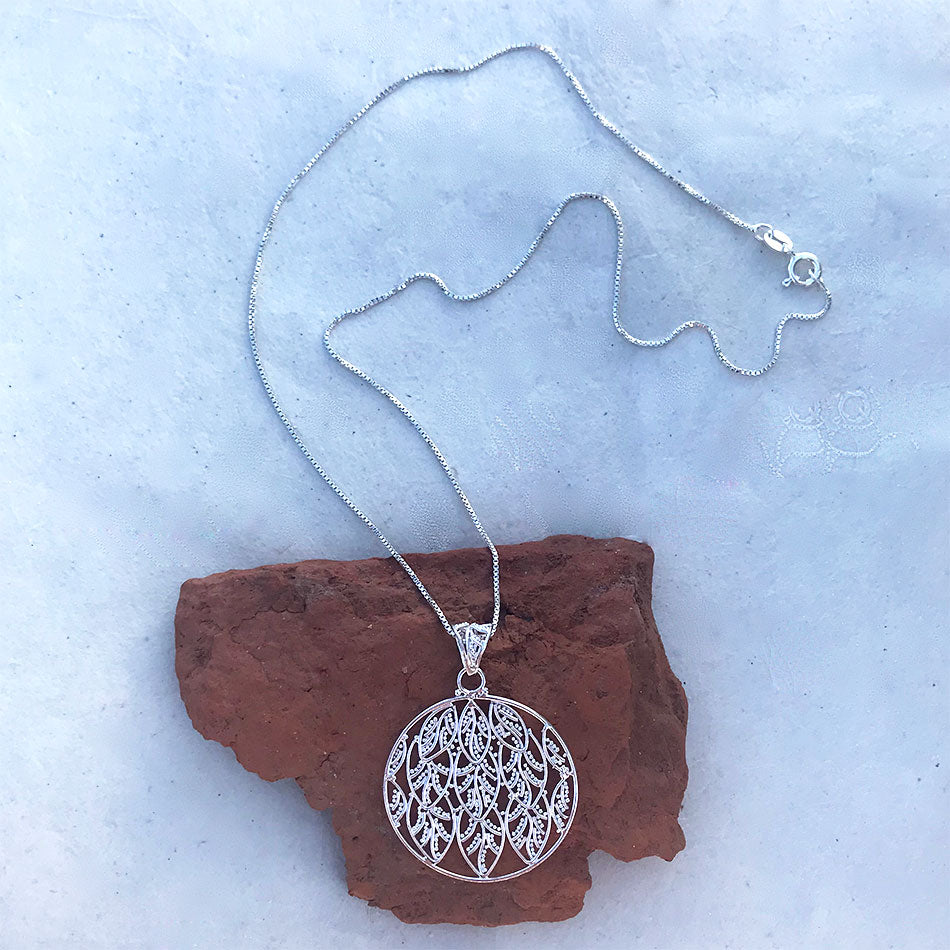 Meja Necklace - Sterling Silver, Indonesia