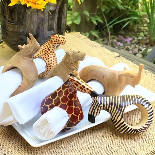 Safari Napkin Rings, Kenya