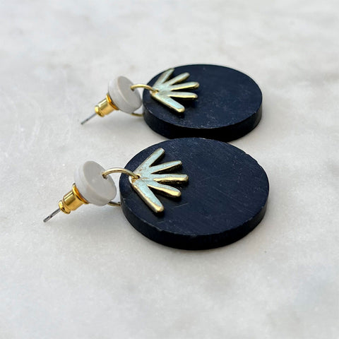 Fair trade RBG earrings handmade by women artisans in India