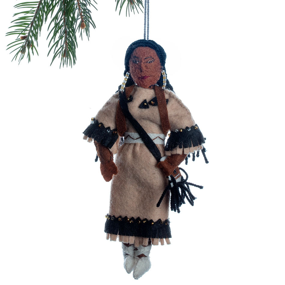Sacagawea fair trade ornament