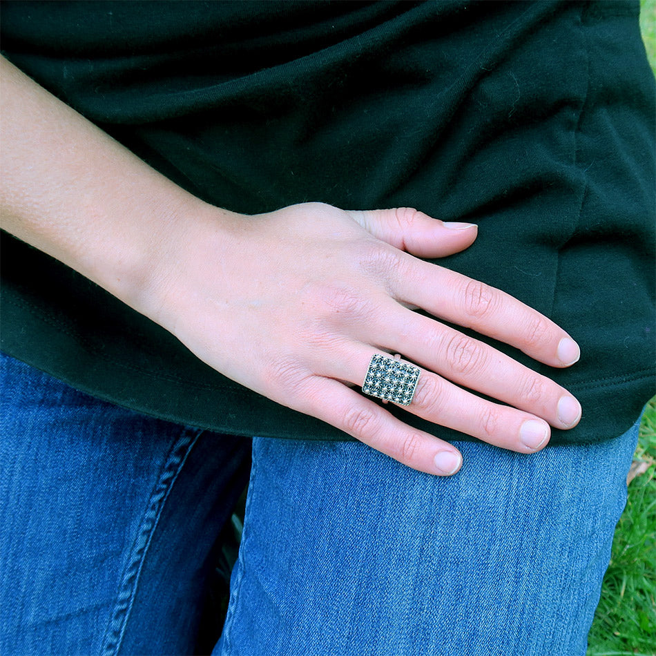 Fair trade sterling silver ring