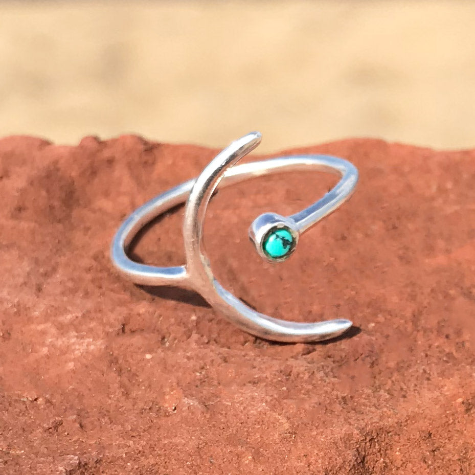 sterling silver fair trade turquoise ring
