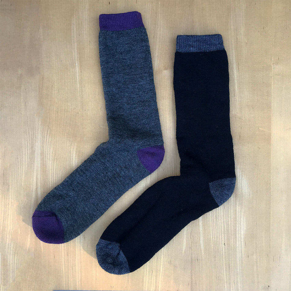 Fair trade alpaca socks handmade in Peru
