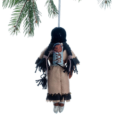 Sacagawea fair trade ornament