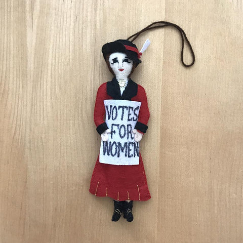 White Suffragette Figurine, Kyrgyzstan