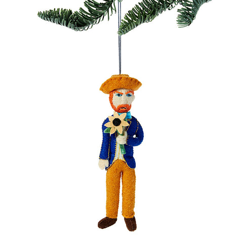 Fair trade felt Van Gogh ornament